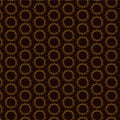 Brown pattern circles or sun wallpaper background vector illustration Royalty Free Stock Photo